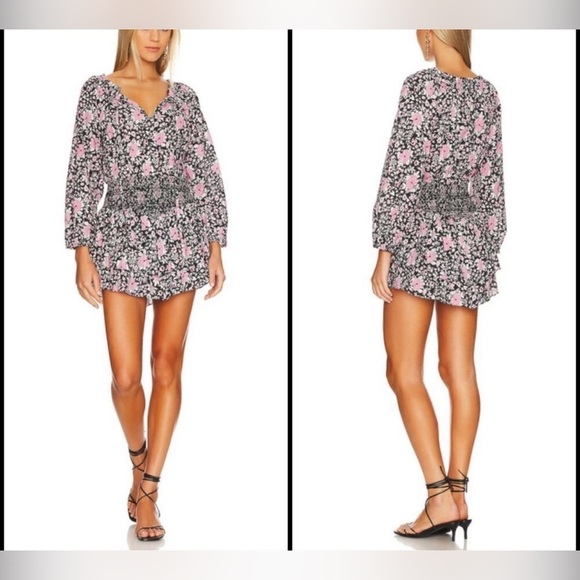 LOVESHACKFANCY Netra Dress in Raspberry Spice Latte - Picture 4 of 8